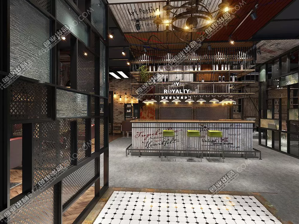 HAIR SALON – 3D SCENES – VRAY RENDER – 038