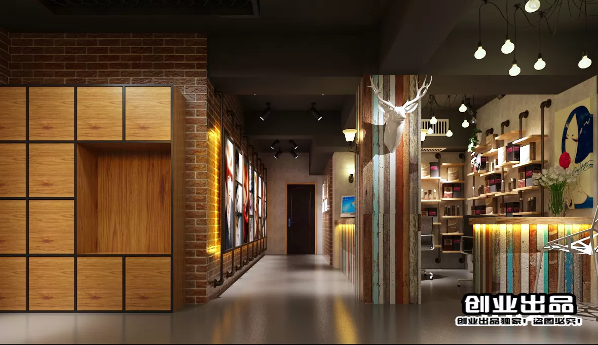 HAIR SALON – 3D SCENES – VRAY RENDER – 051