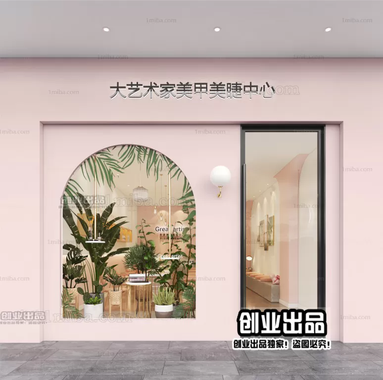 NAILS SALON – 3D SCENES – VRAY RENDER – 005