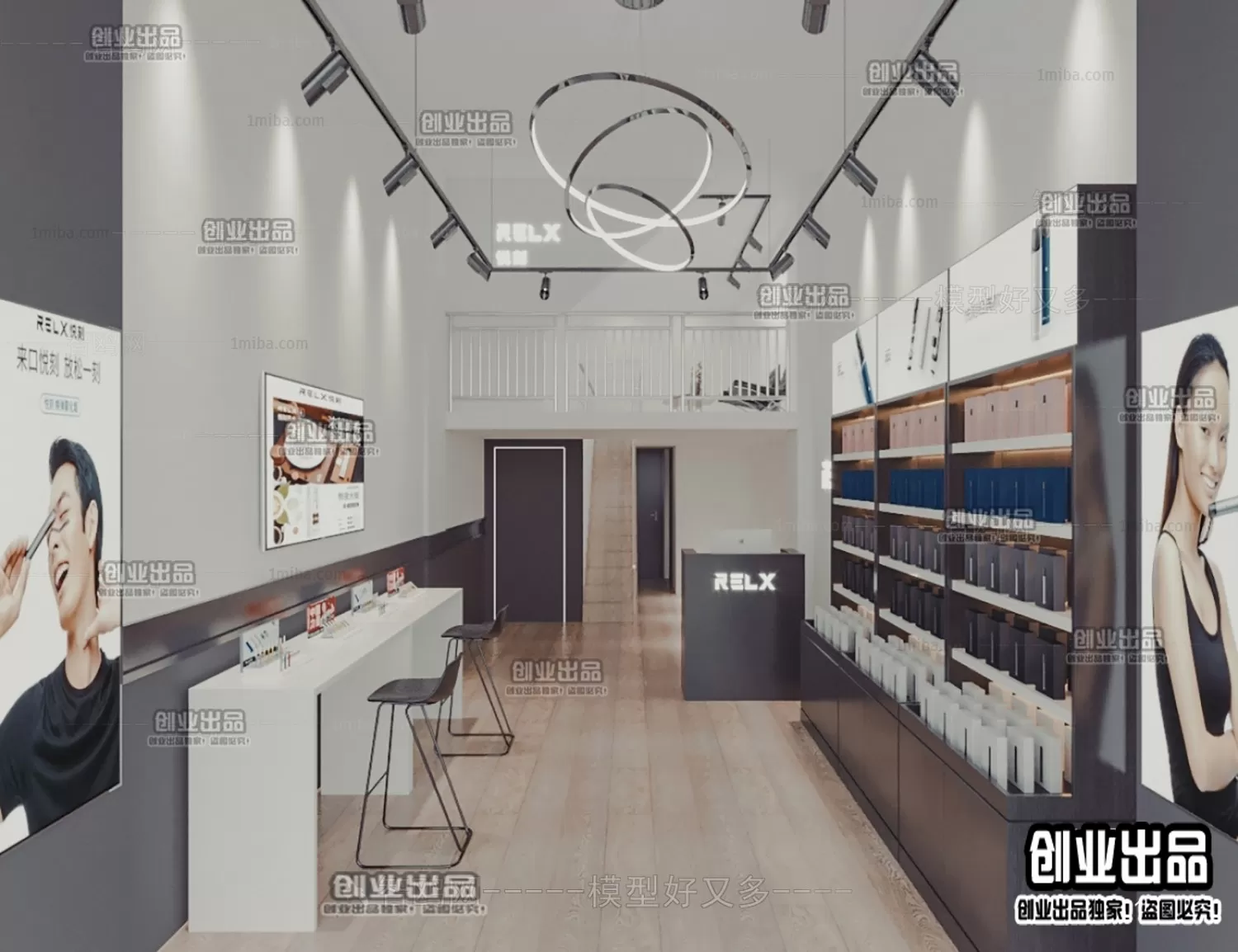 NAILS SALON – 3D SCENES – VRAY RENDER – 026