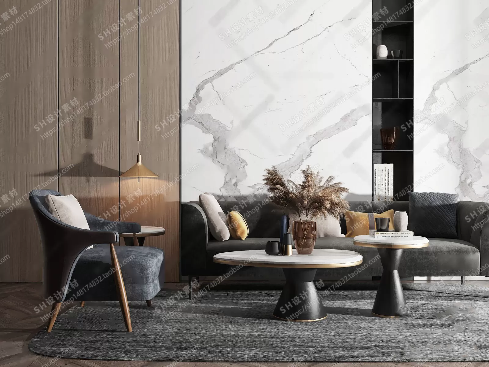 Modern Sofa – 3D Models – 0003