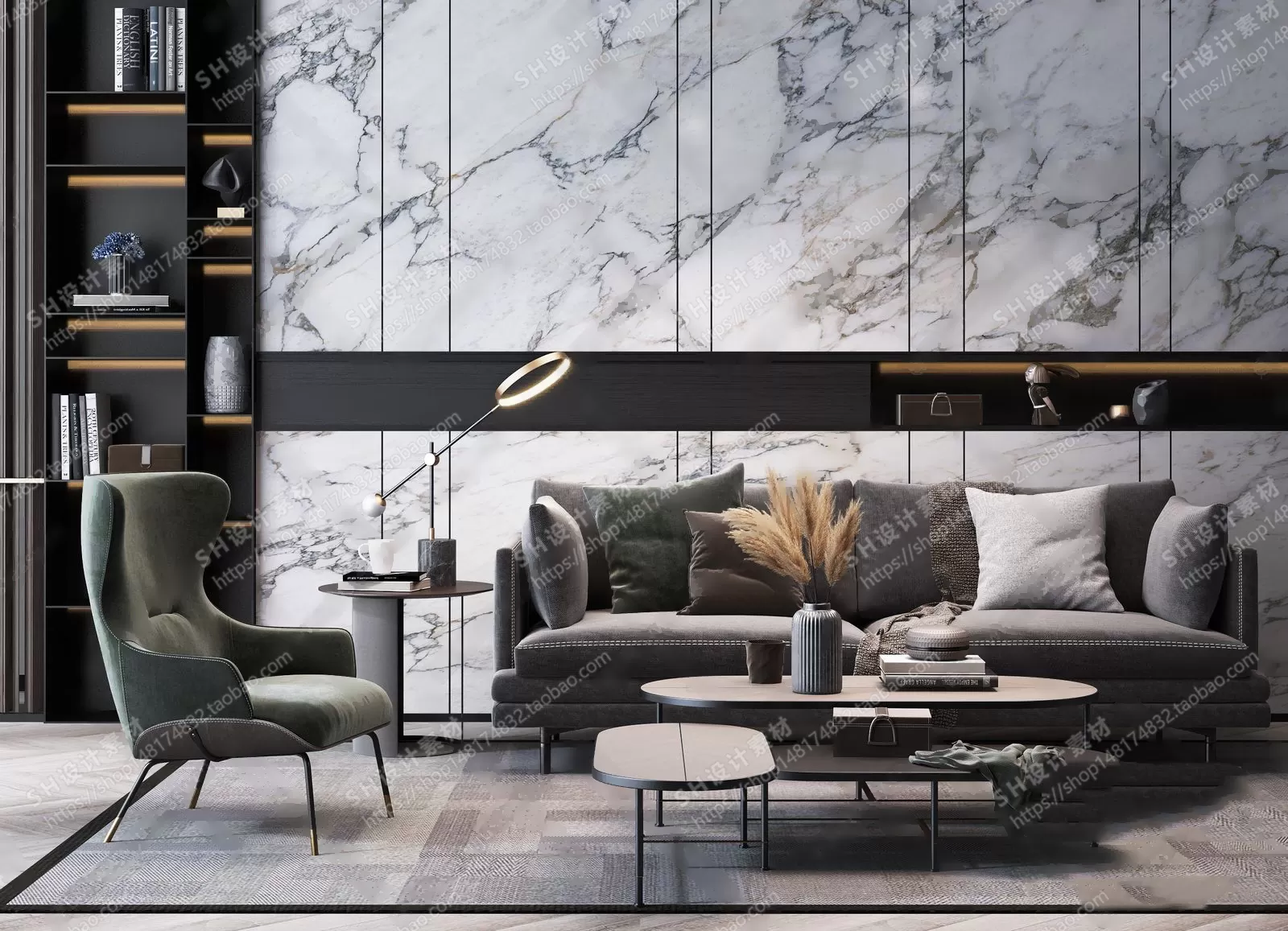 Modern Sofa – 3D Models – 0004