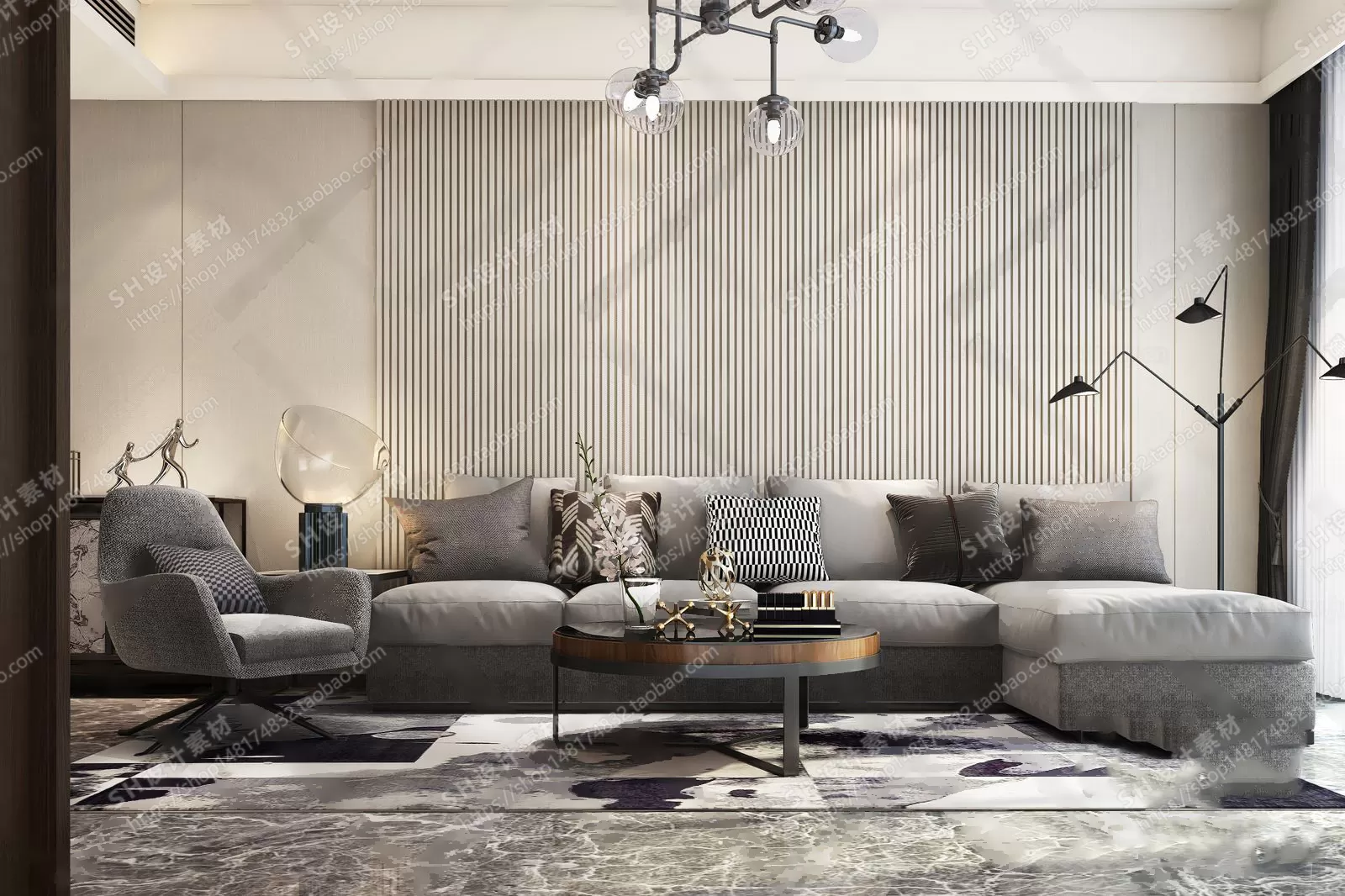 Modern Sofa – 3D Models – 0018