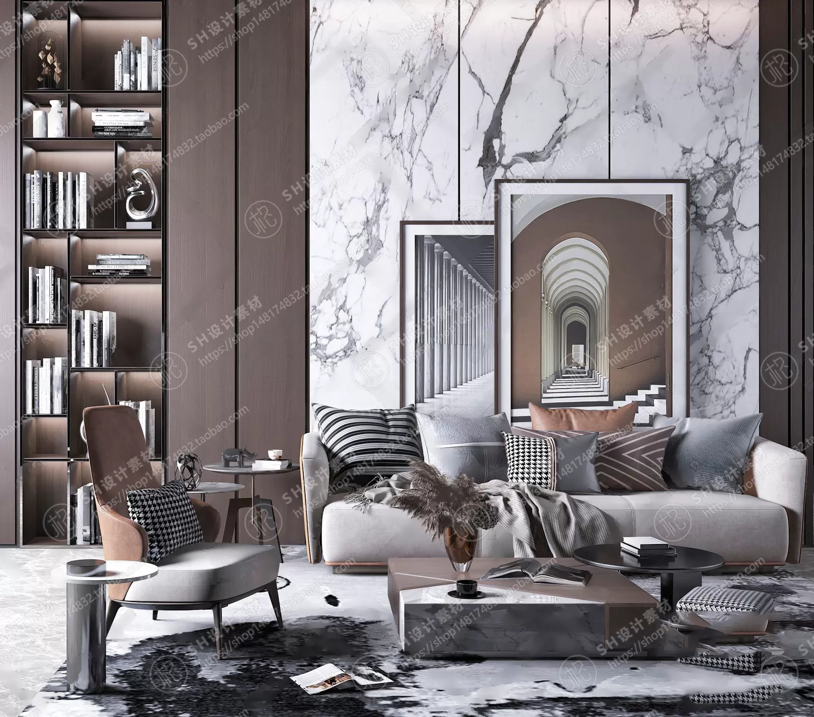 Modern Sofa – 3D Models – 0029