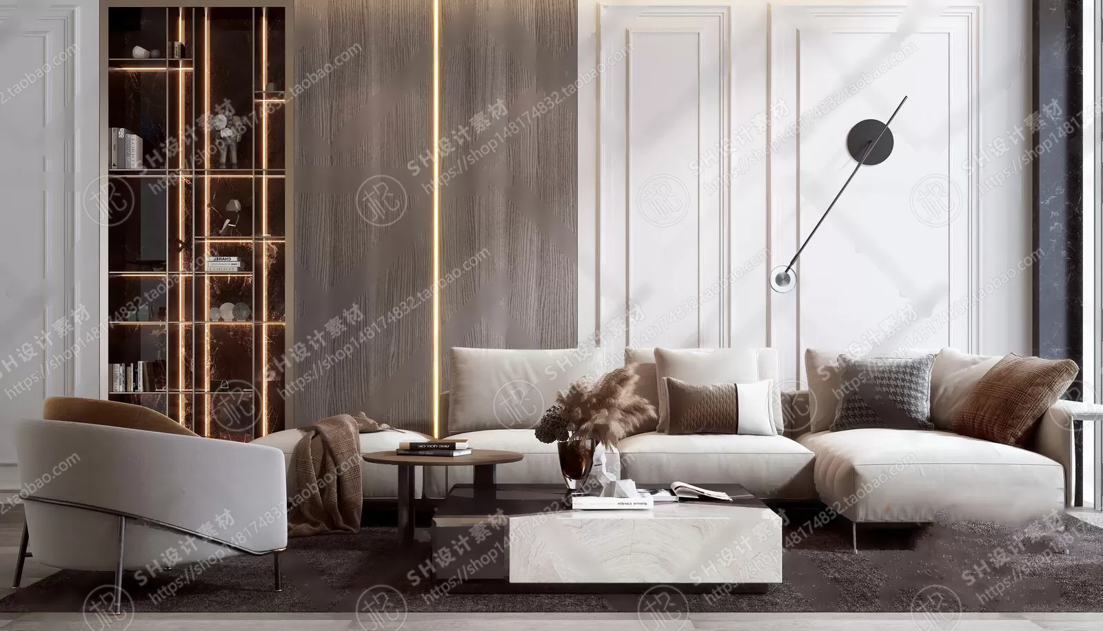 Modern Sofa – 3D Models – 0034