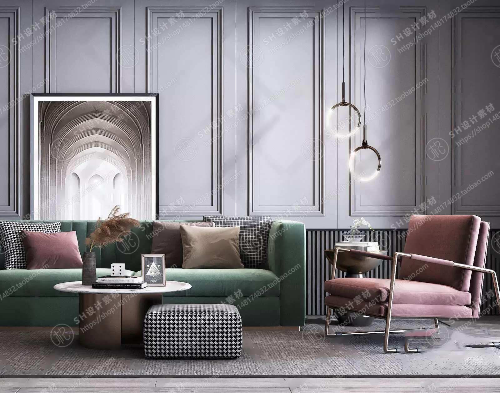 Modern Sofa – 3D Models – 0037