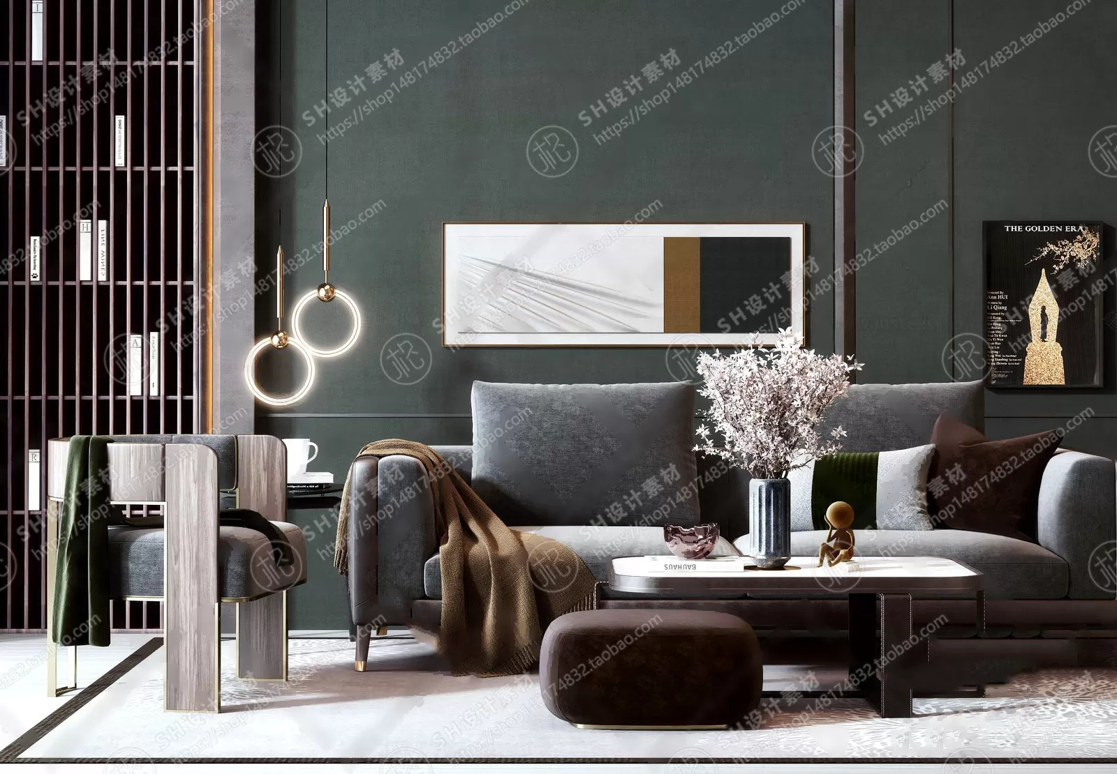 Modern Sofa – 3D Models – 0042