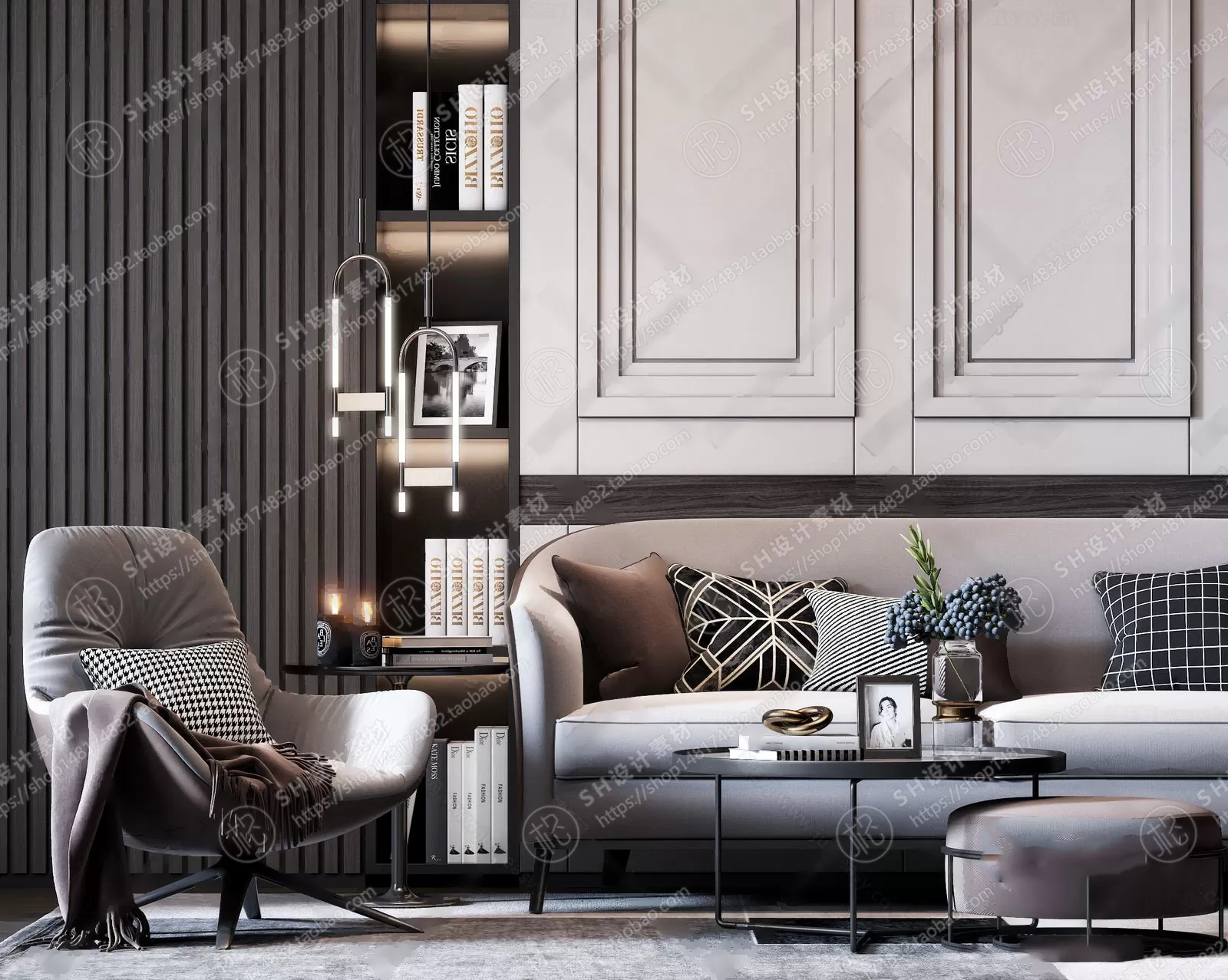 Modern Sofa – 3D Models – 0059