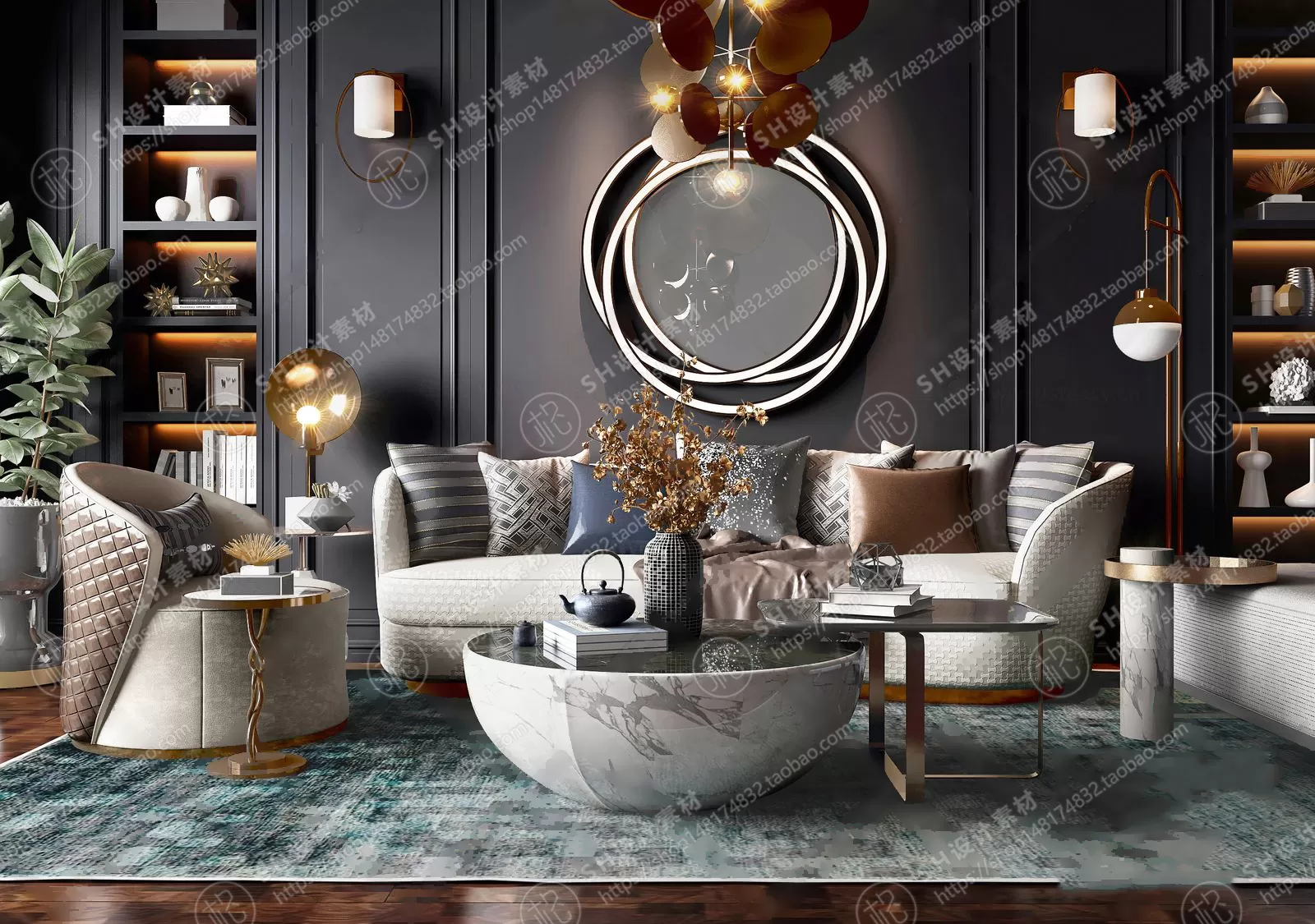 Modern Sofa – 3D Models – 0060