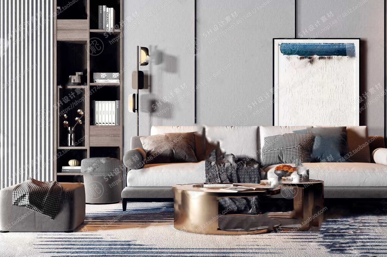 Modern Sofa – 3D Models – 0065