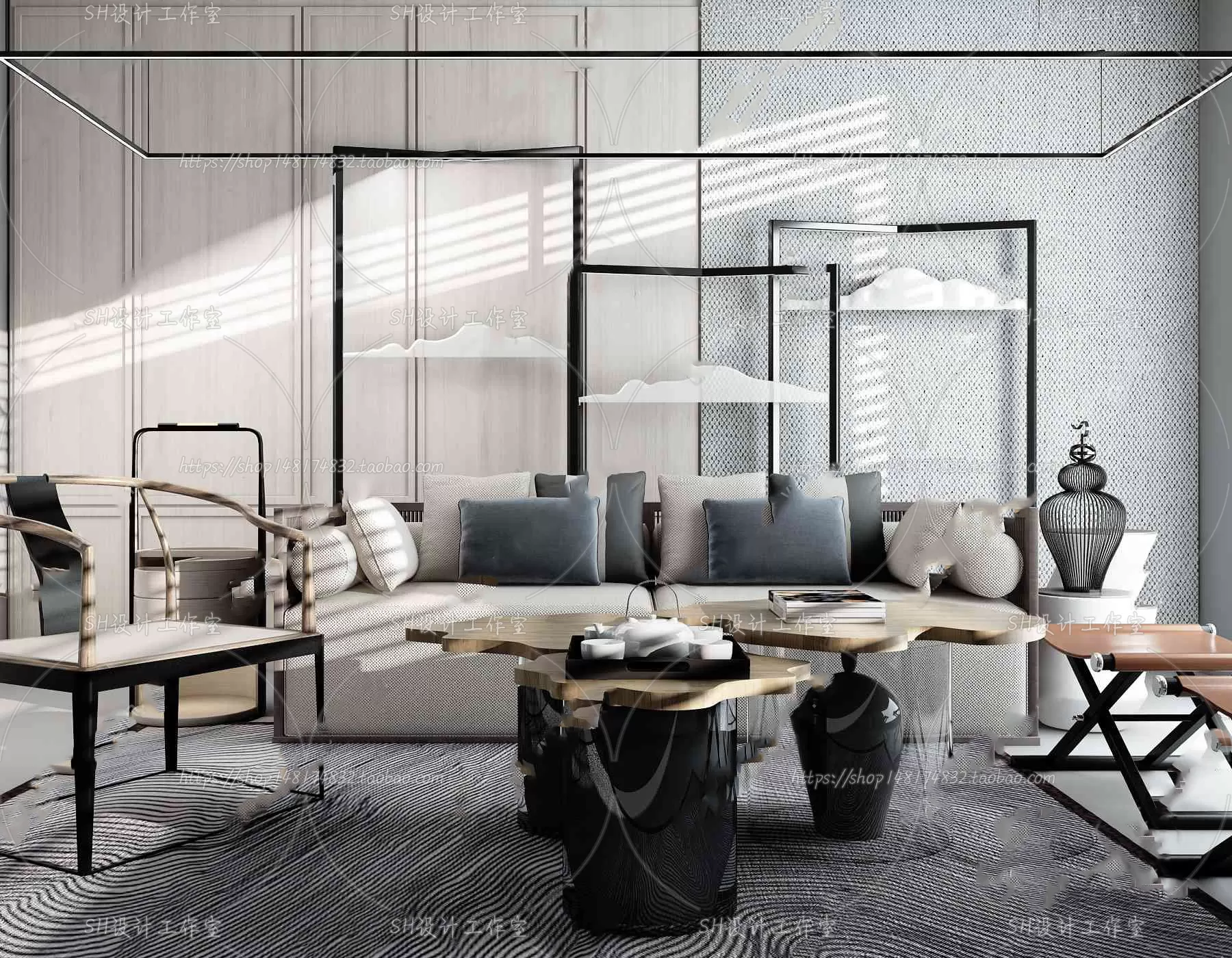 Modern Sofa – 3D Models – 0079