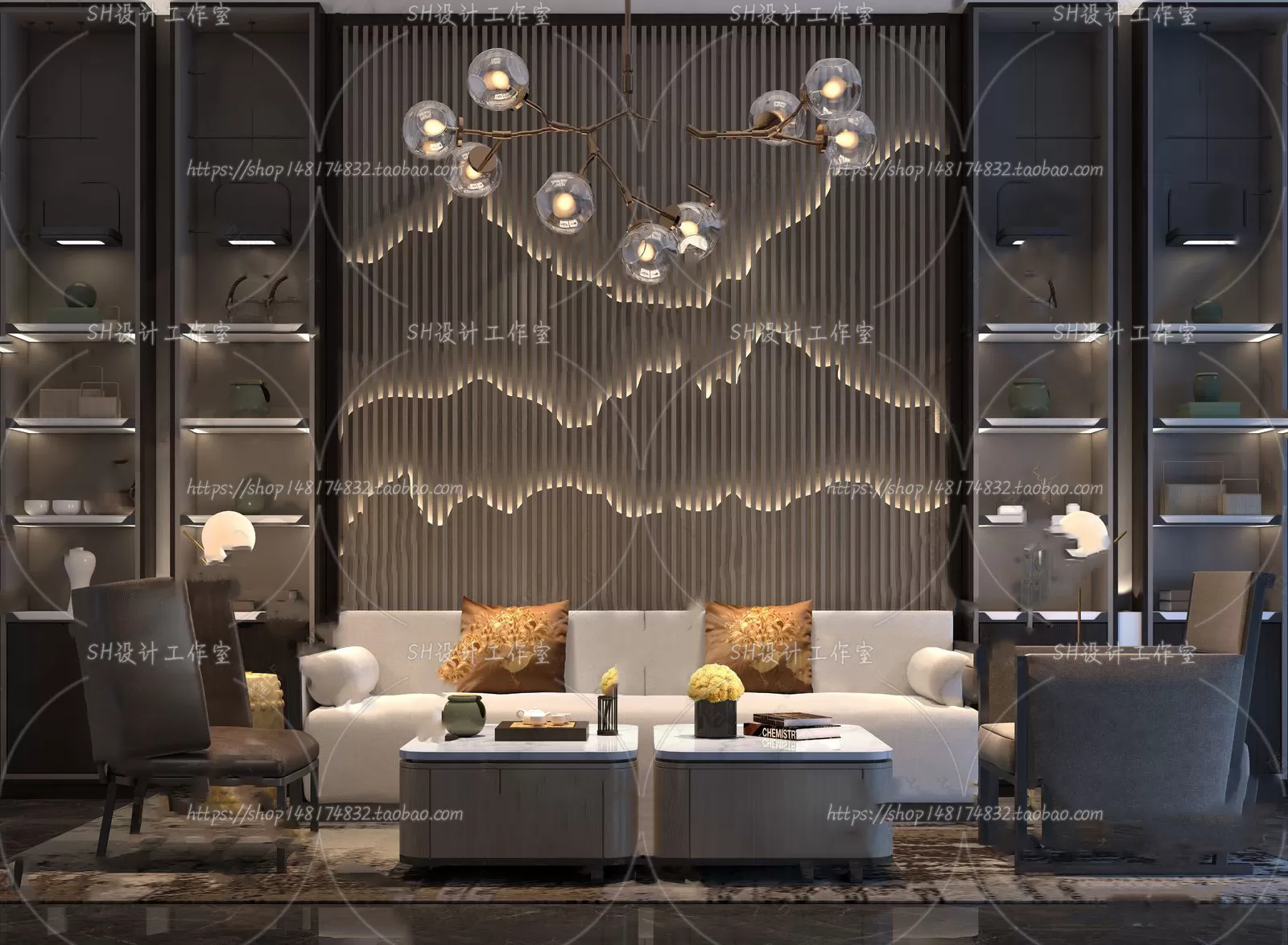 Modern Sofa – 3D Models – 0089