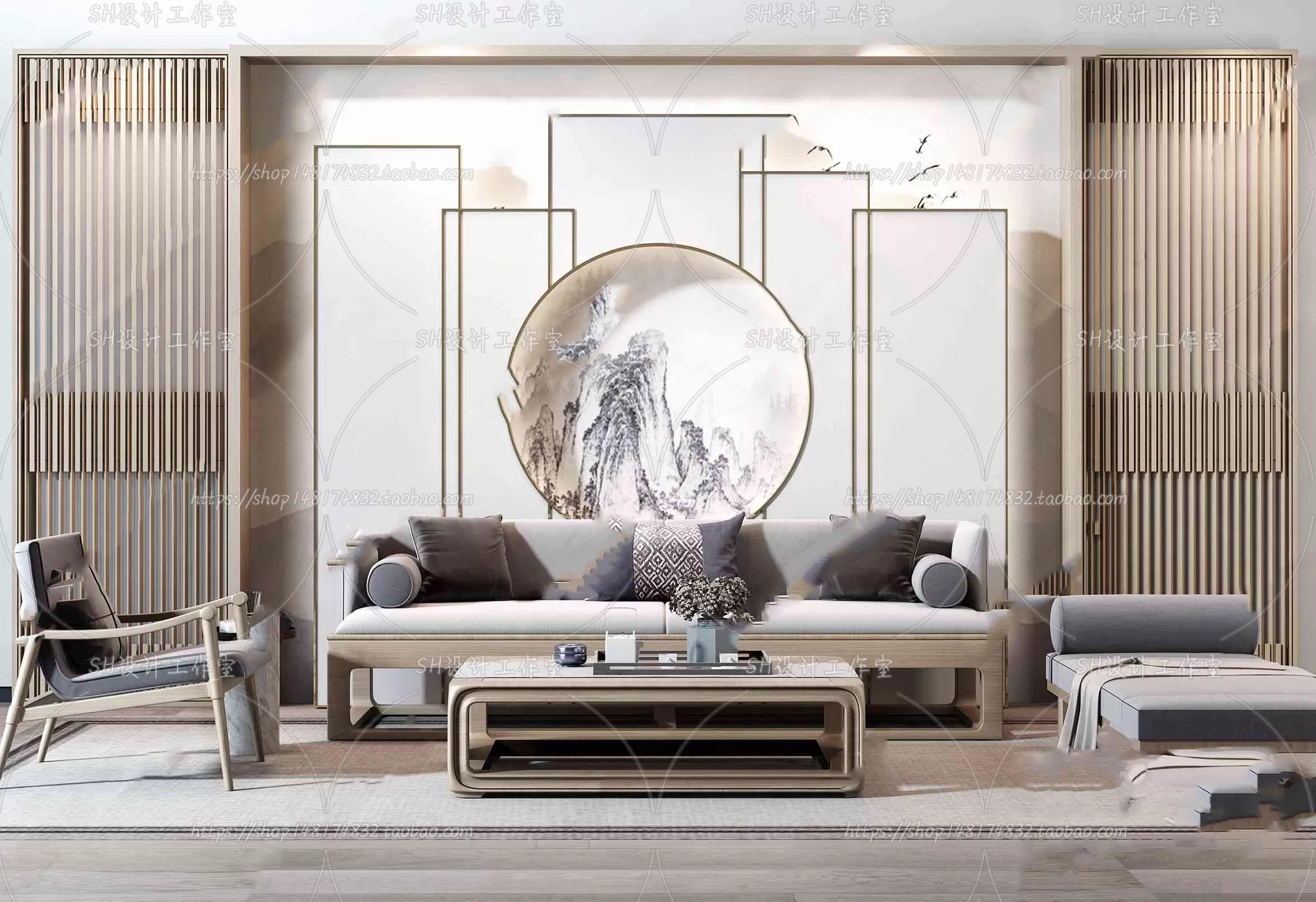 Modern Sofa – 3D Models – 0092