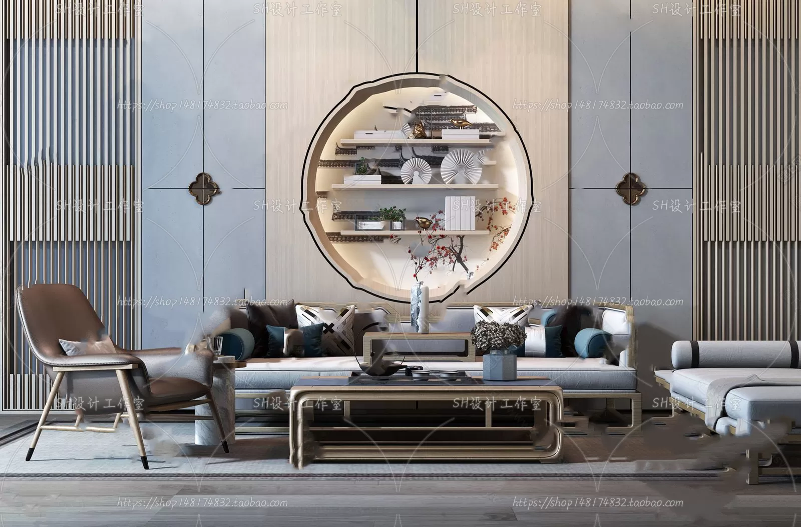 Modern Sofa – 3D Models – 0095