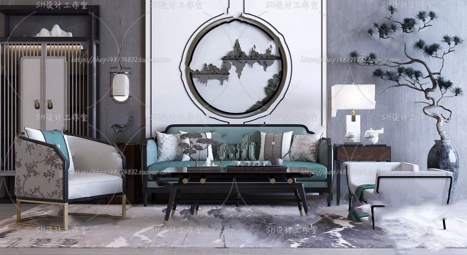 Modern Sofa – 3D Models – 0097