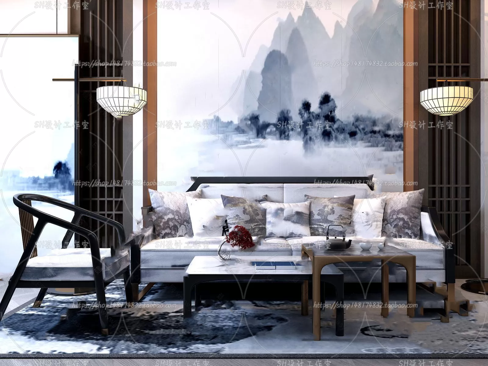 Modern Sofa – 3D Models – 0100