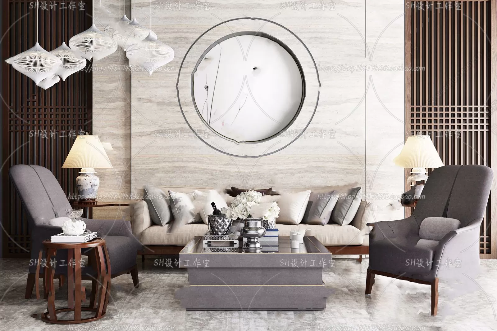 Modern Sofa – 3D Models – 0111