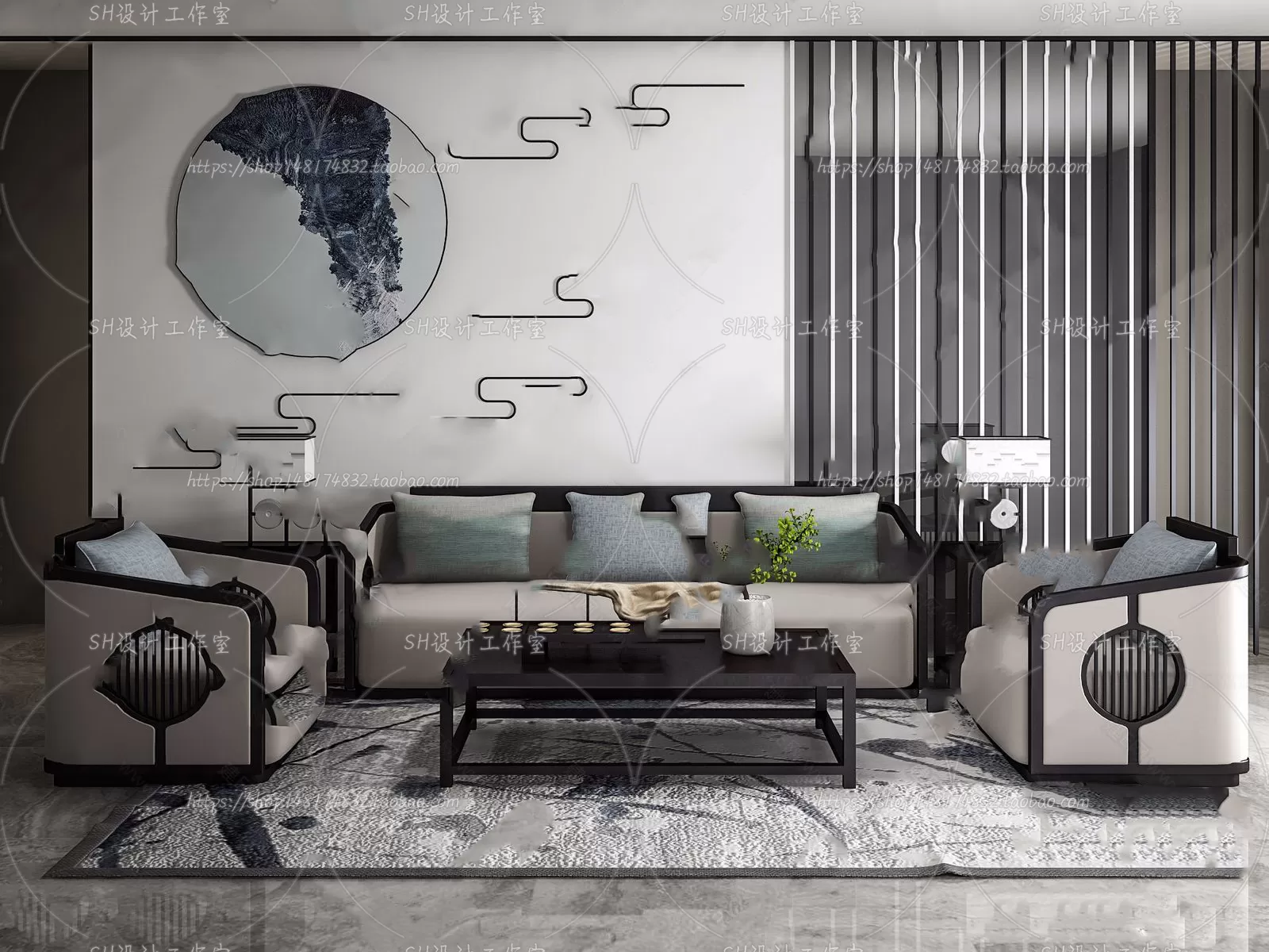 Modern Sofa – 3D Models – 0117