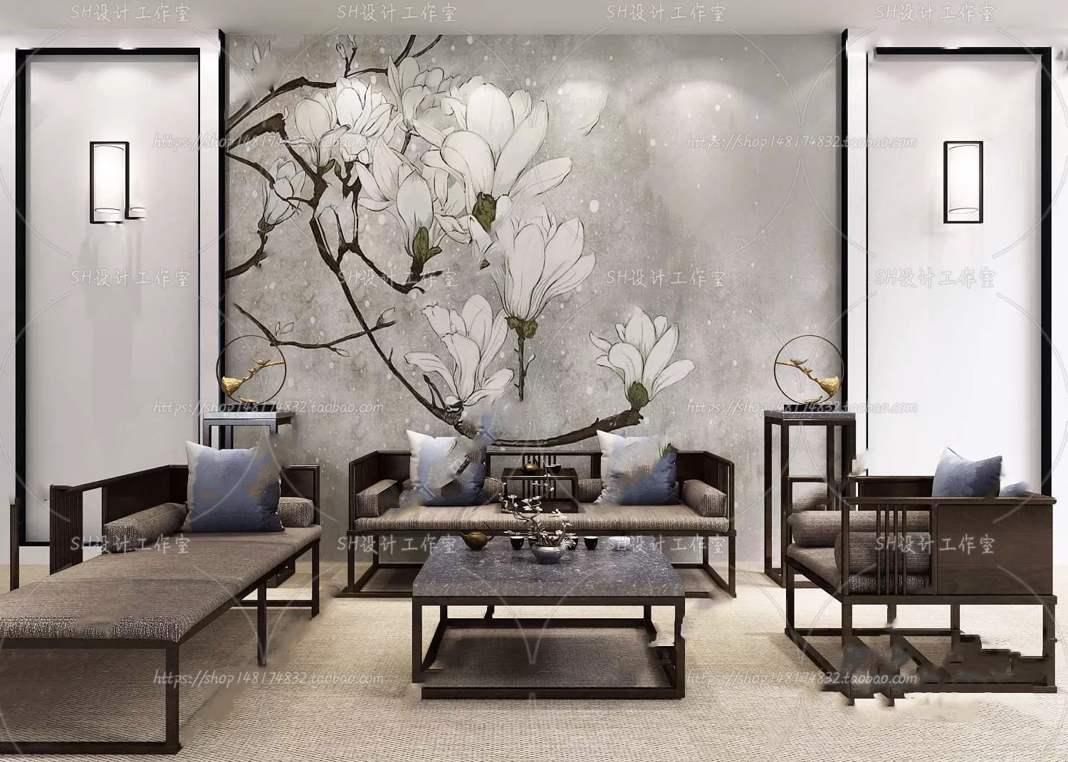 Modern Sofa – 3D Models – 0124