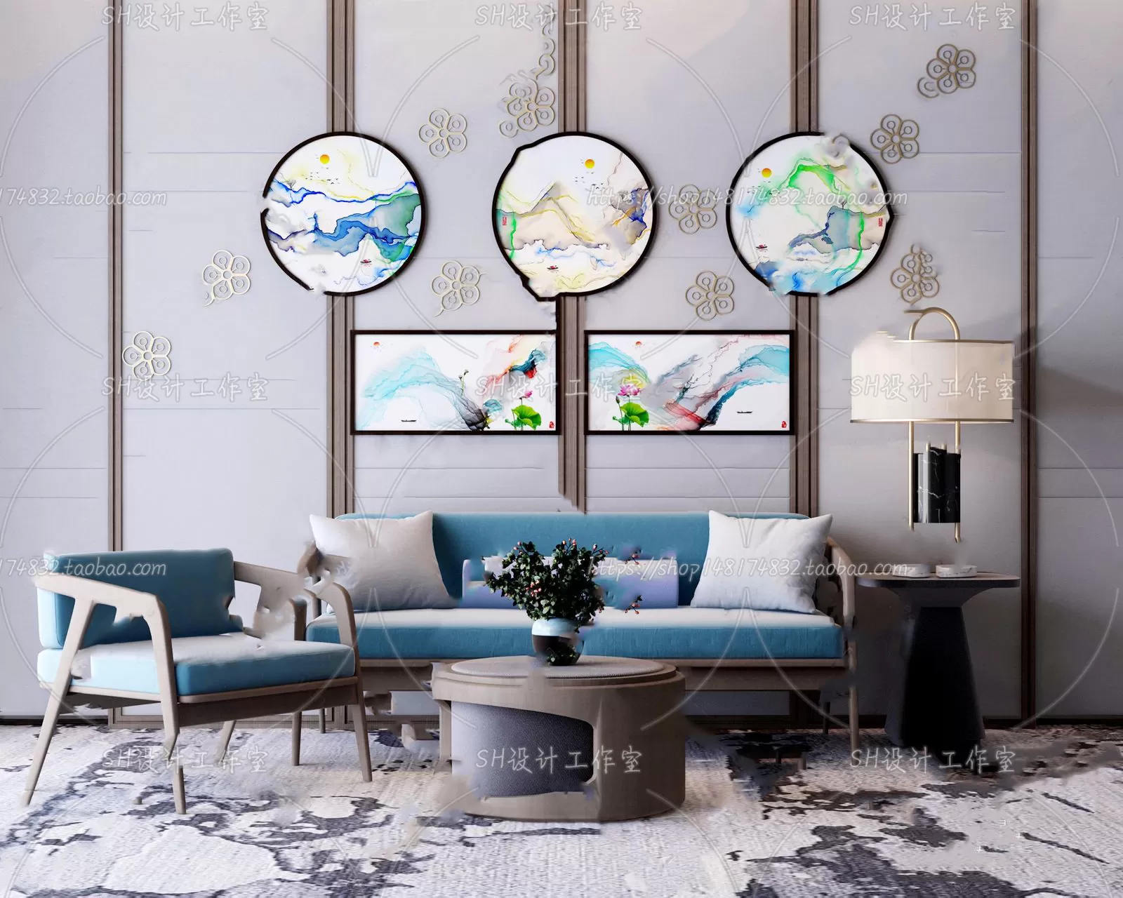 Modern Sofa – 3D Models – 0125