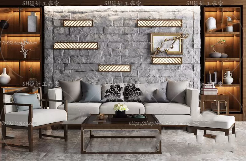 Modern Sofa – 3D Models – 0126