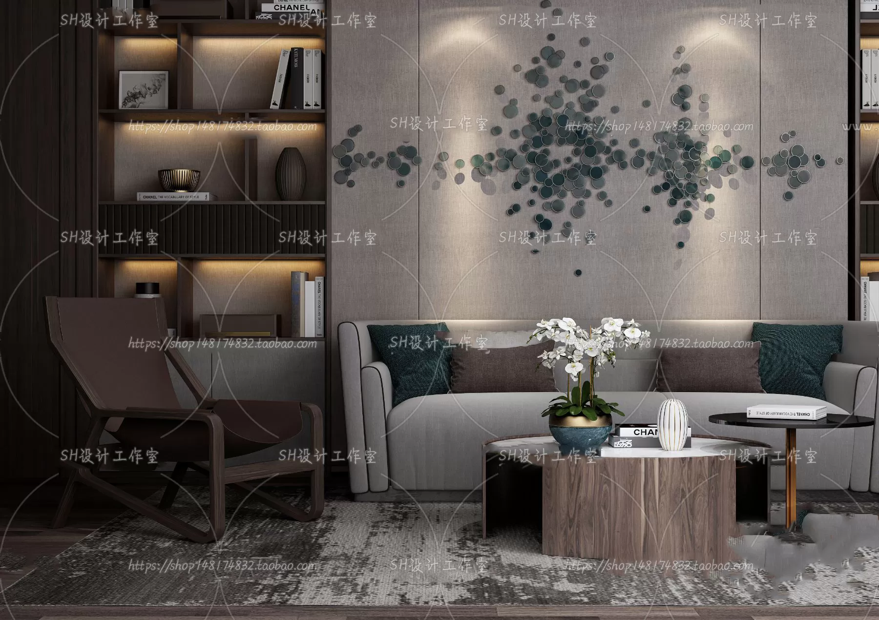 Modern Sofa – 3D Models – 0127