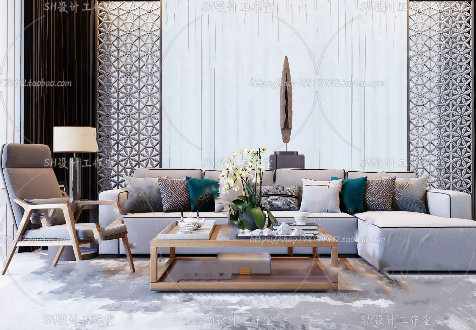 Modern Sofa – 3D Models – 0133