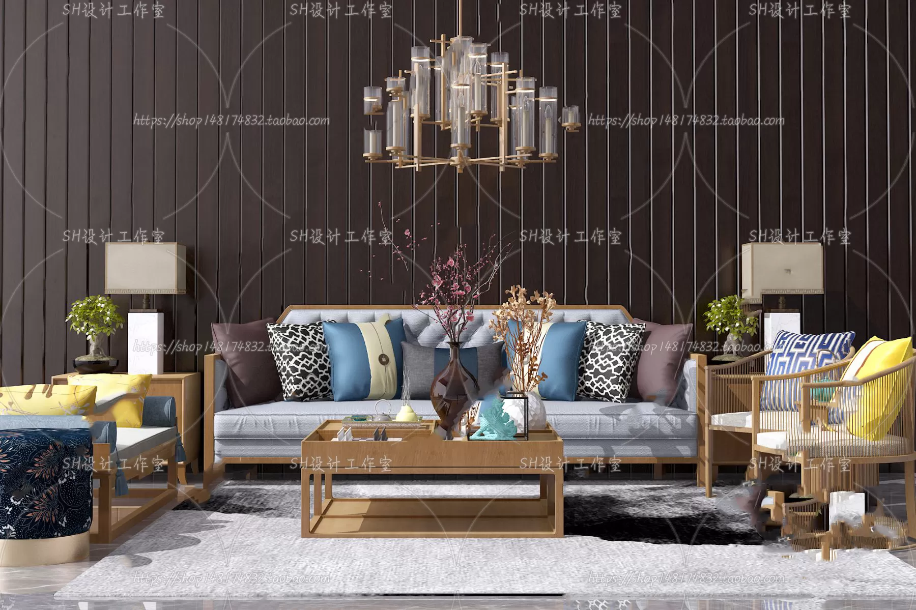 Modern Sofa – 3D Models – 0134