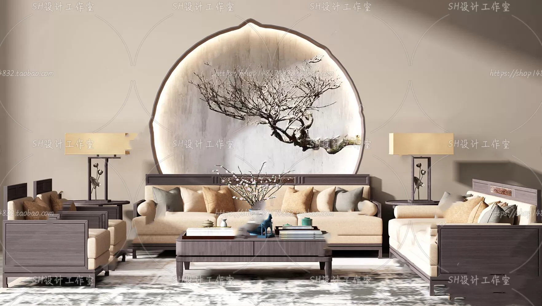 Modern Sofa – 3D Models – 0143