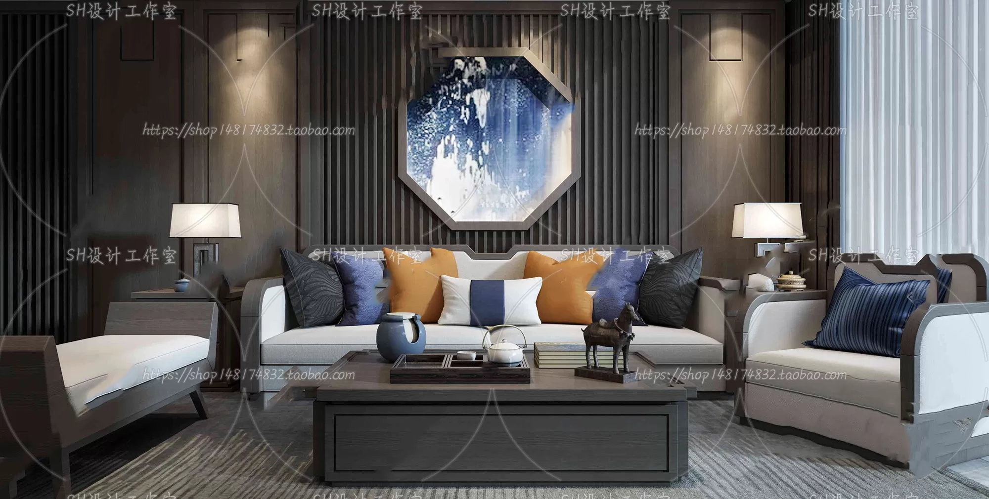 Modern Sofa – 3D Models – 0144