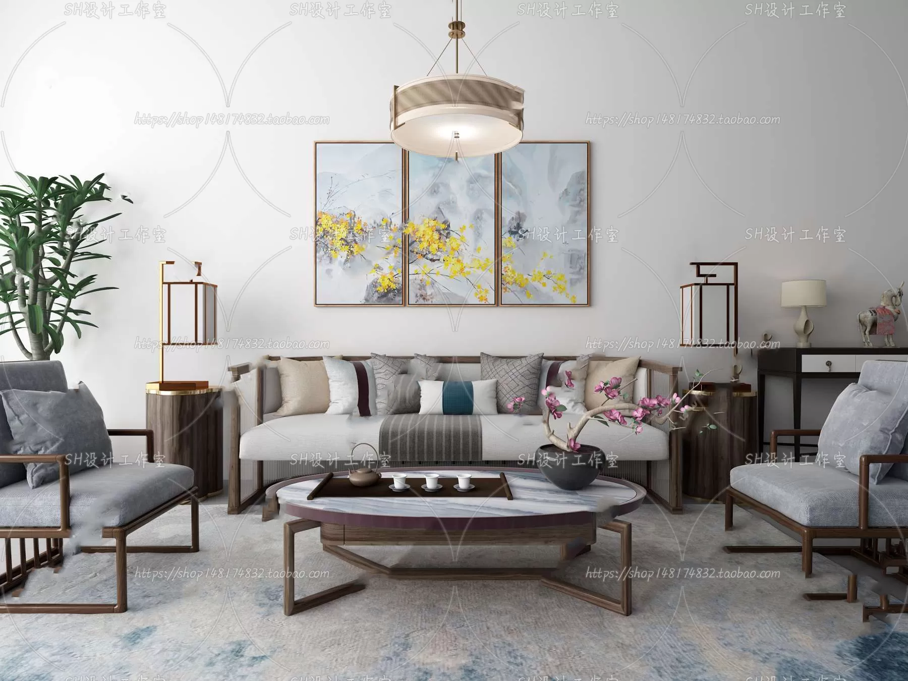 Modern Sofa – 3D Models – 0146