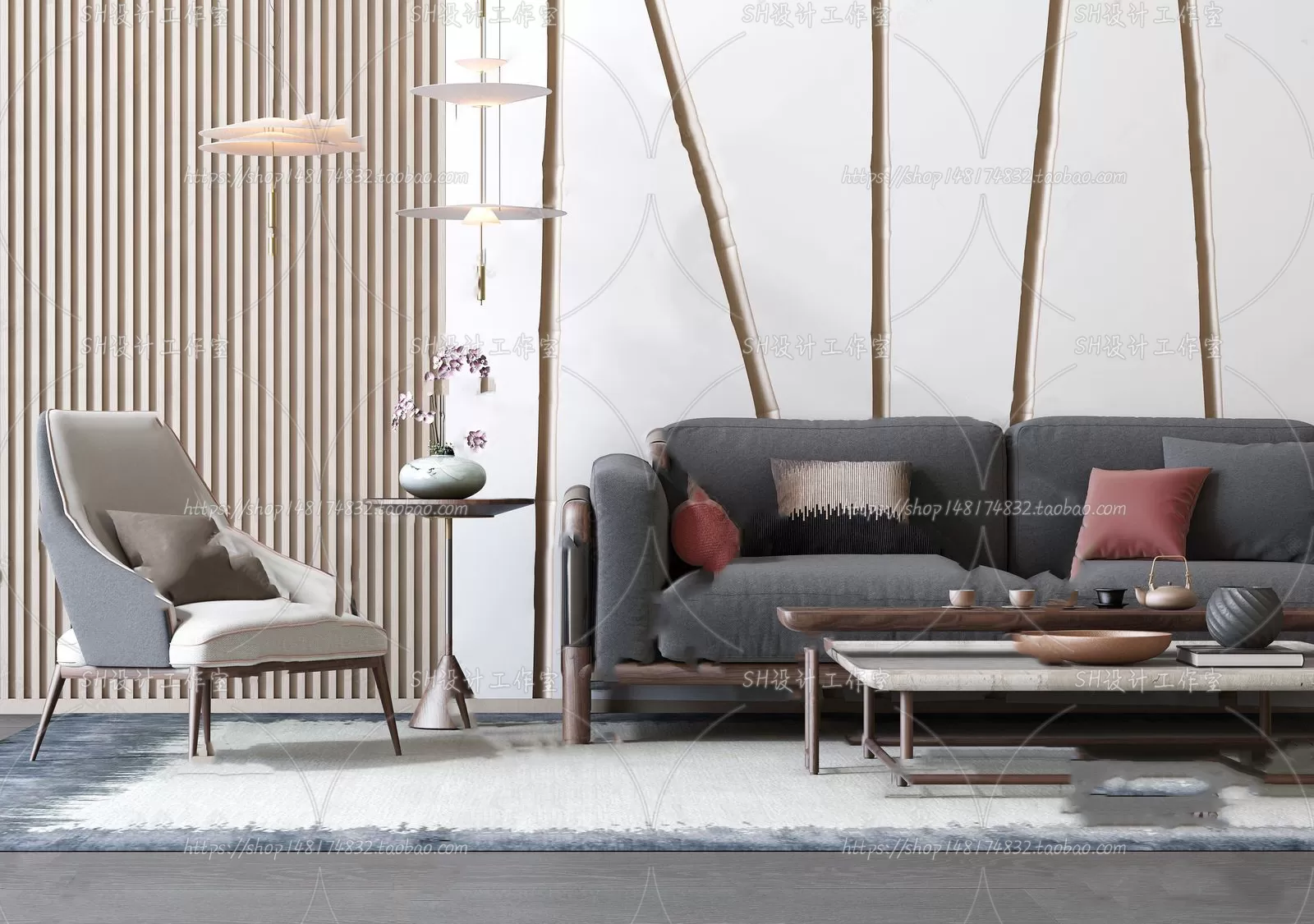 Modern Sofa – 3D Models – 0148