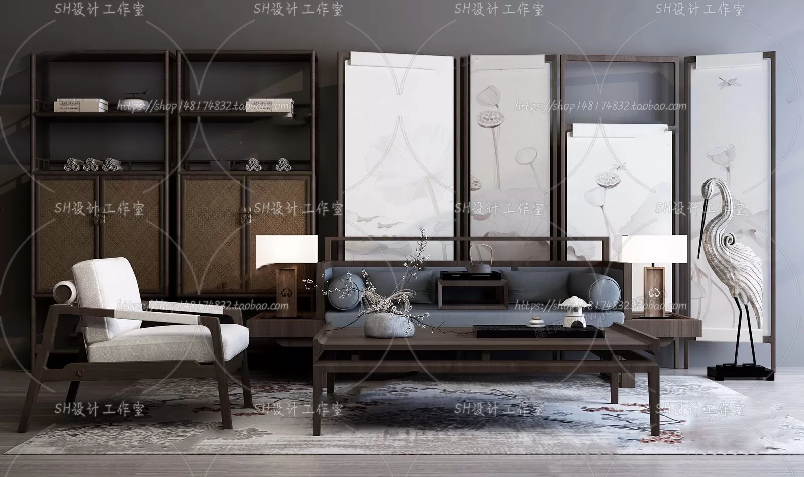 Modern Sofa – 3D Models – 0149