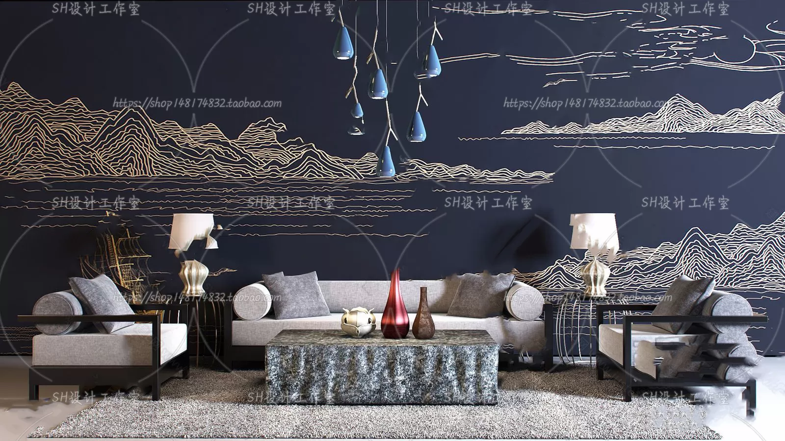 Modern Sofa – 3D Models – 0151