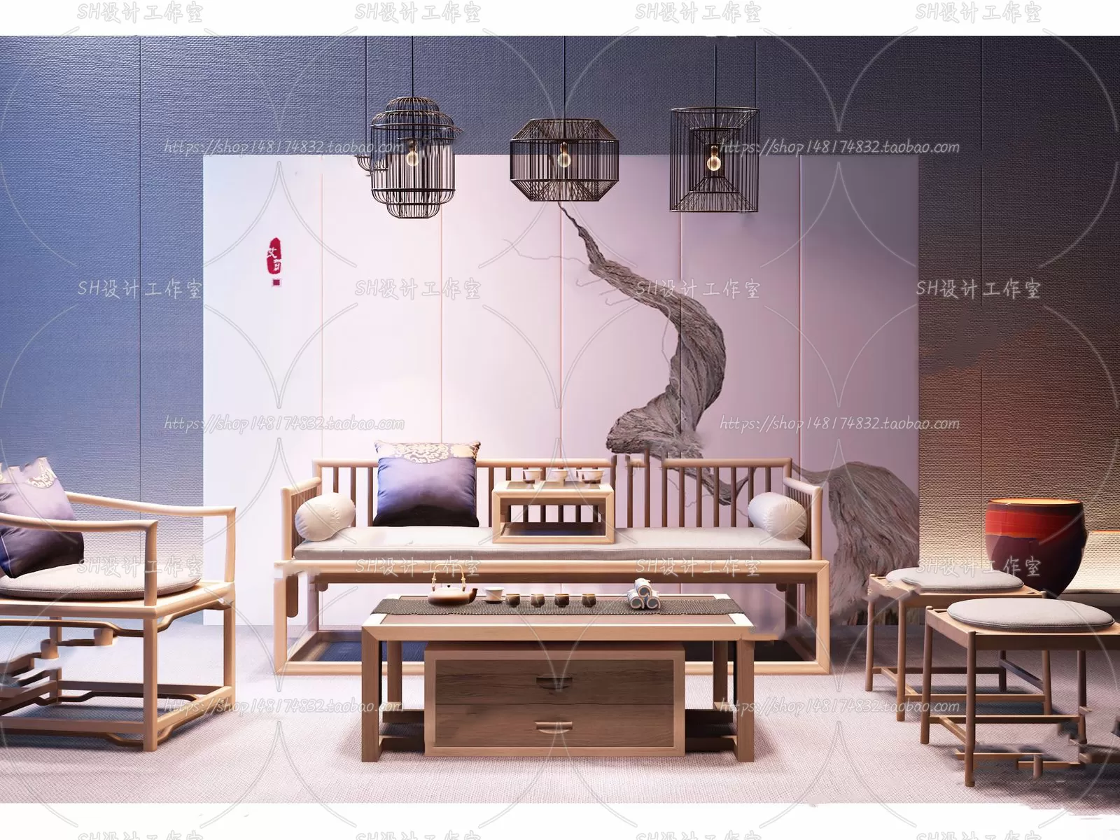 Modern Sofa – 3D Models – 0153