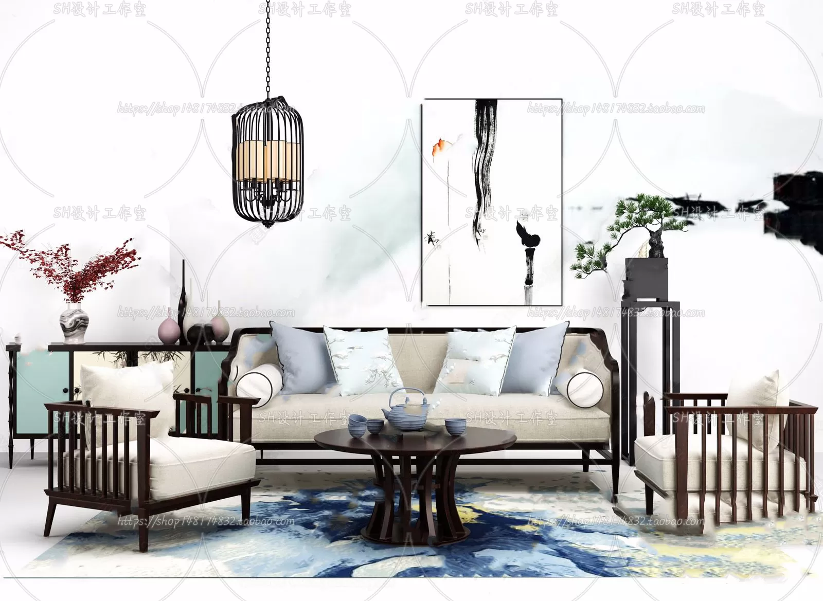 Modern Sofa – 3D Models – 0158