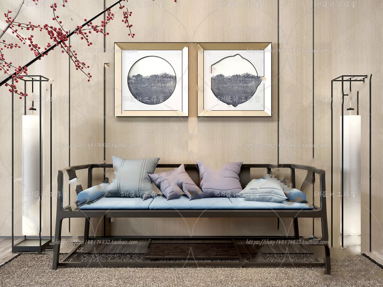 Modern Sofa – 3D Models – 0159