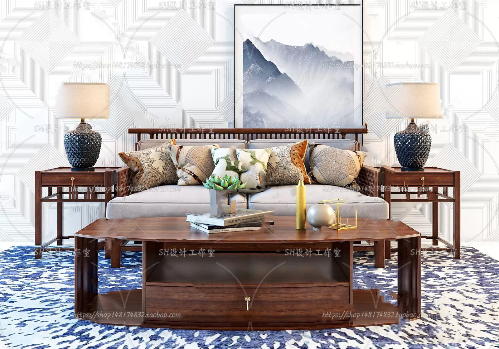 Modern Sofa – 3D Models – 0161