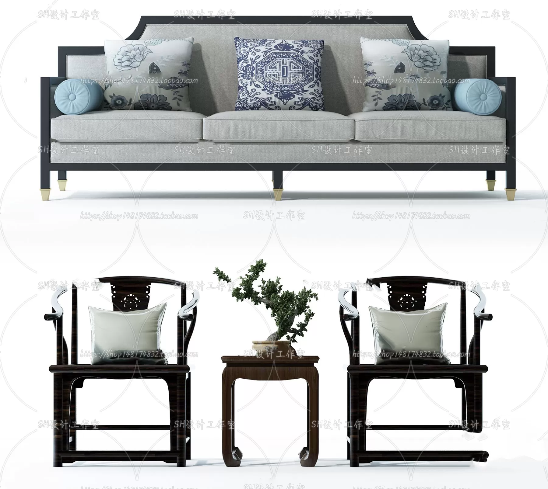 Modern Sofa – 3D Models – 0167