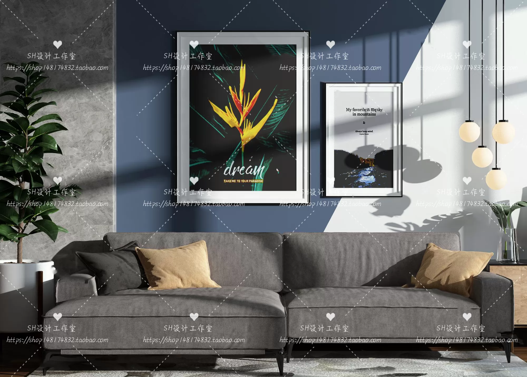 Modern Sofa – 3D Models – 0173