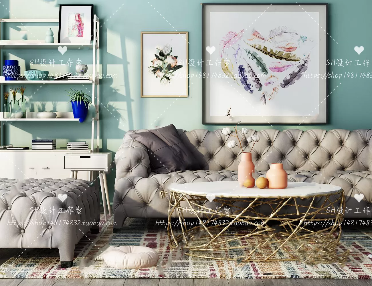 Modern Sofa – 3D Models – 0174