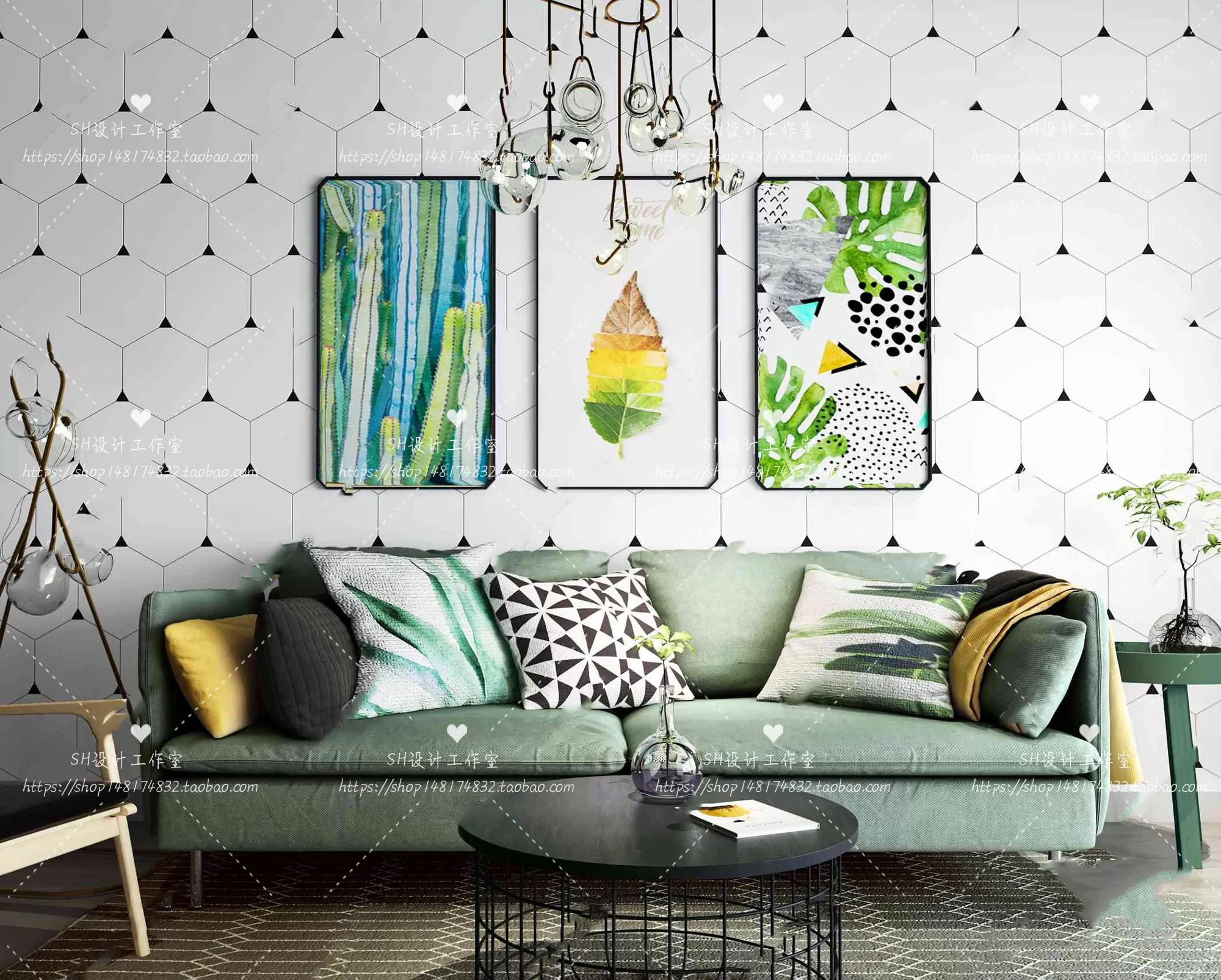 Modern Sofa – 3D Models – 0176