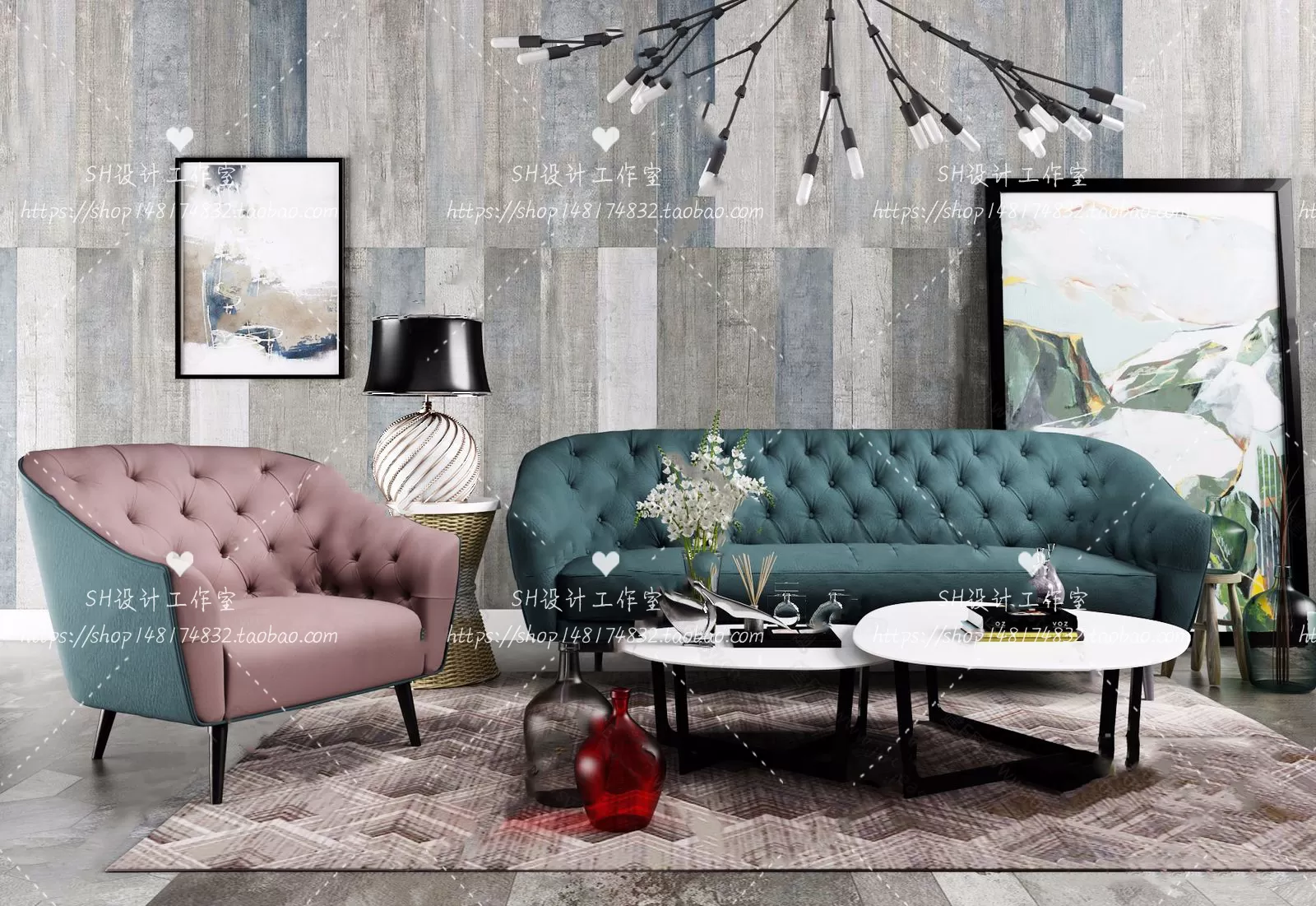 Modern Sofa – 3D Models – 0180