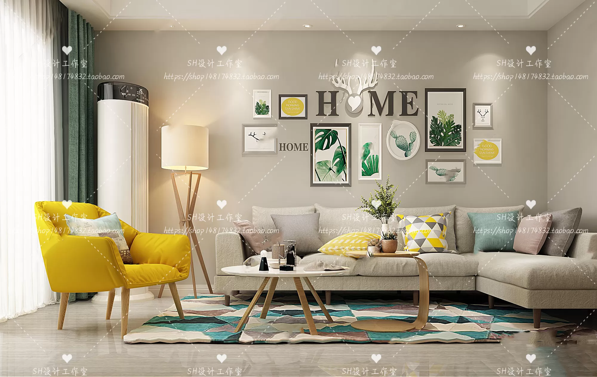 Modern Sofa – 3D Models – 0182