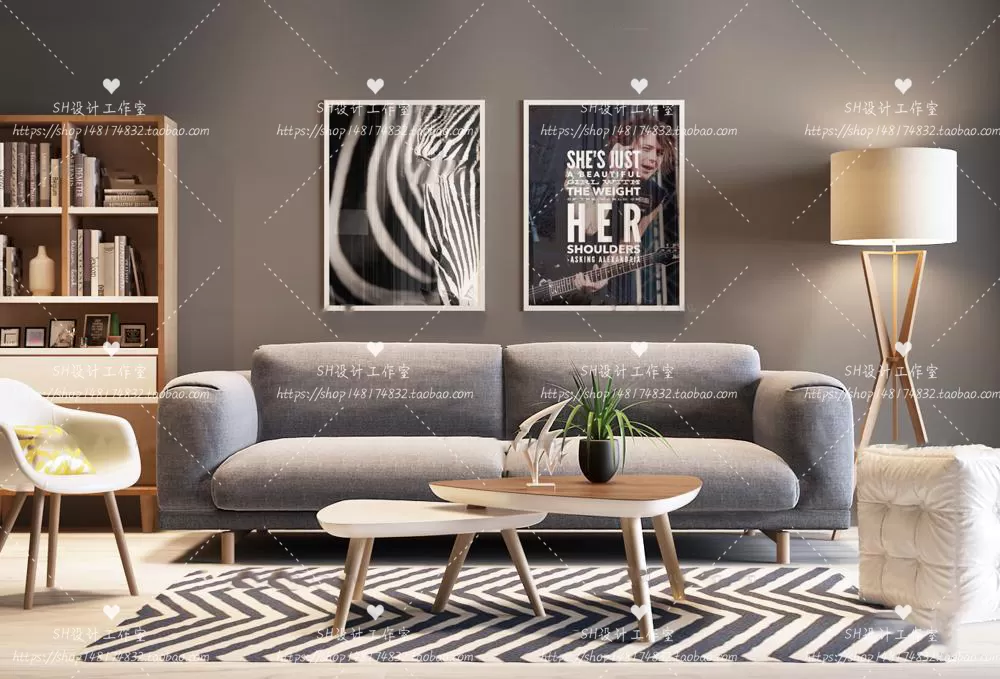 Modern Sofa – 3D Models – 0189