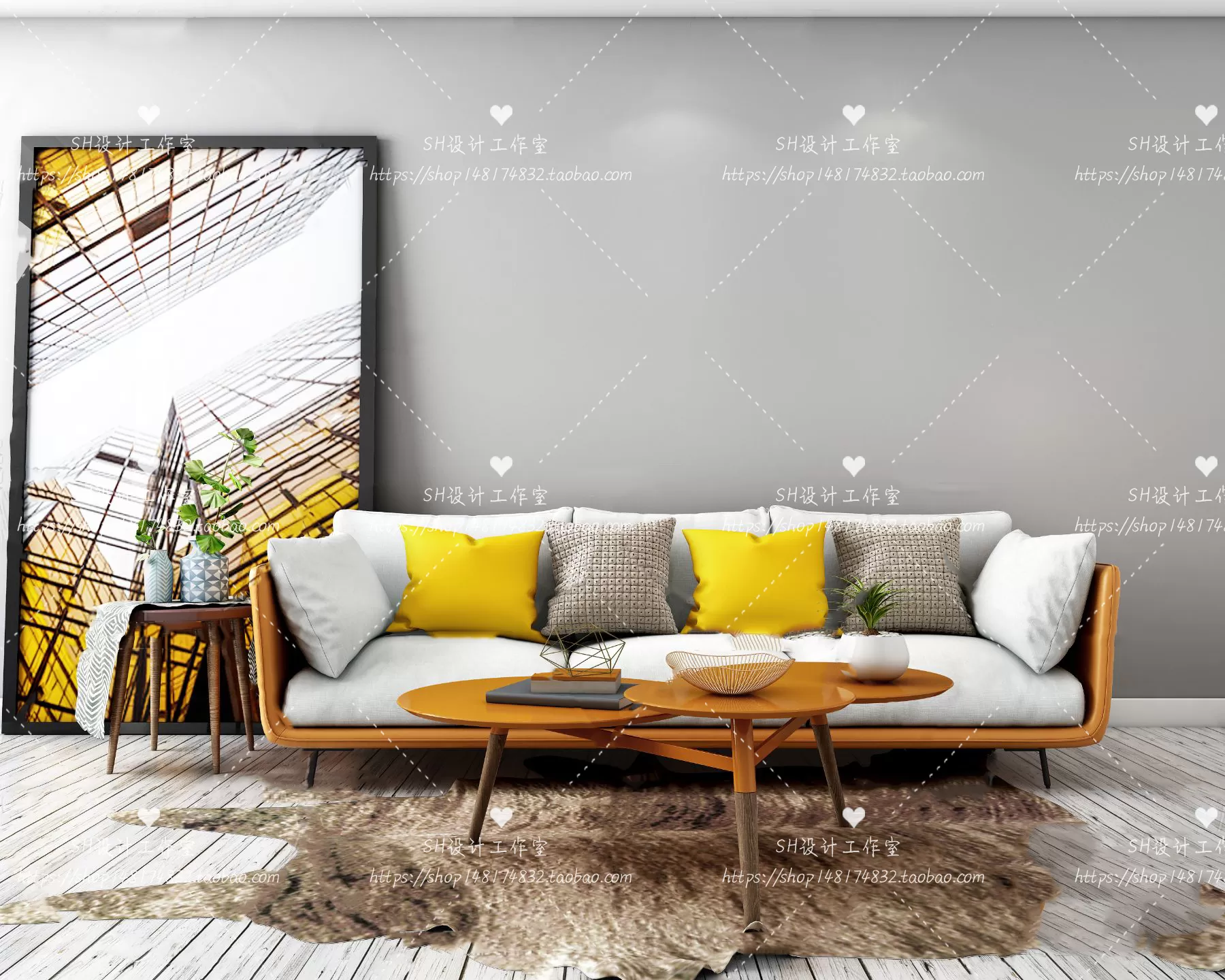 Modern Sofa – 3D Models – 0190