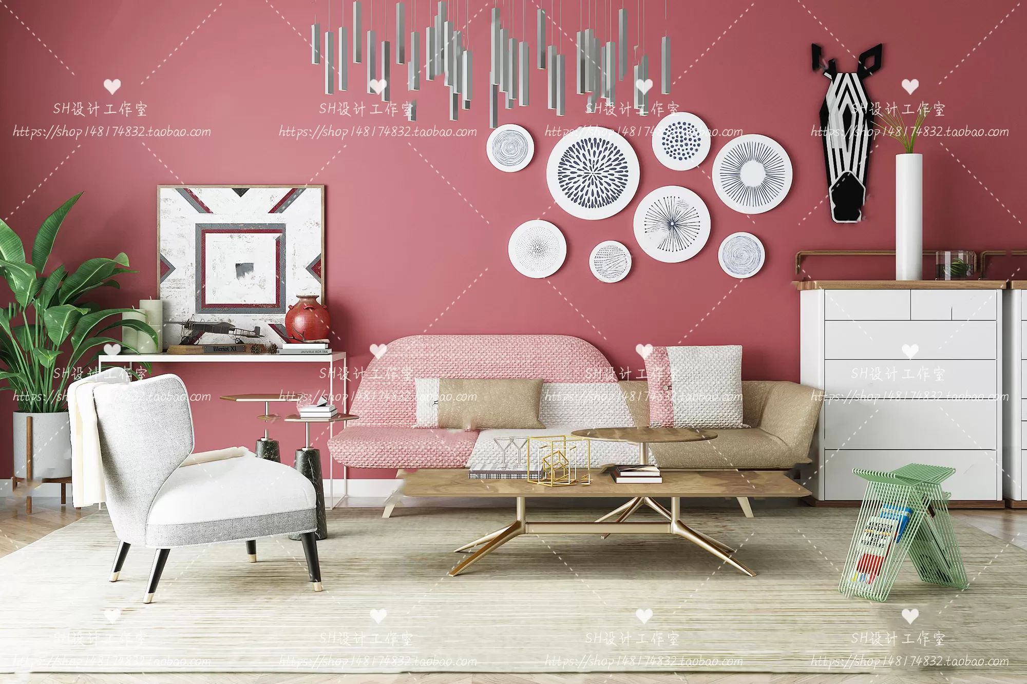 Modern Sofa – 3D Models – 0192