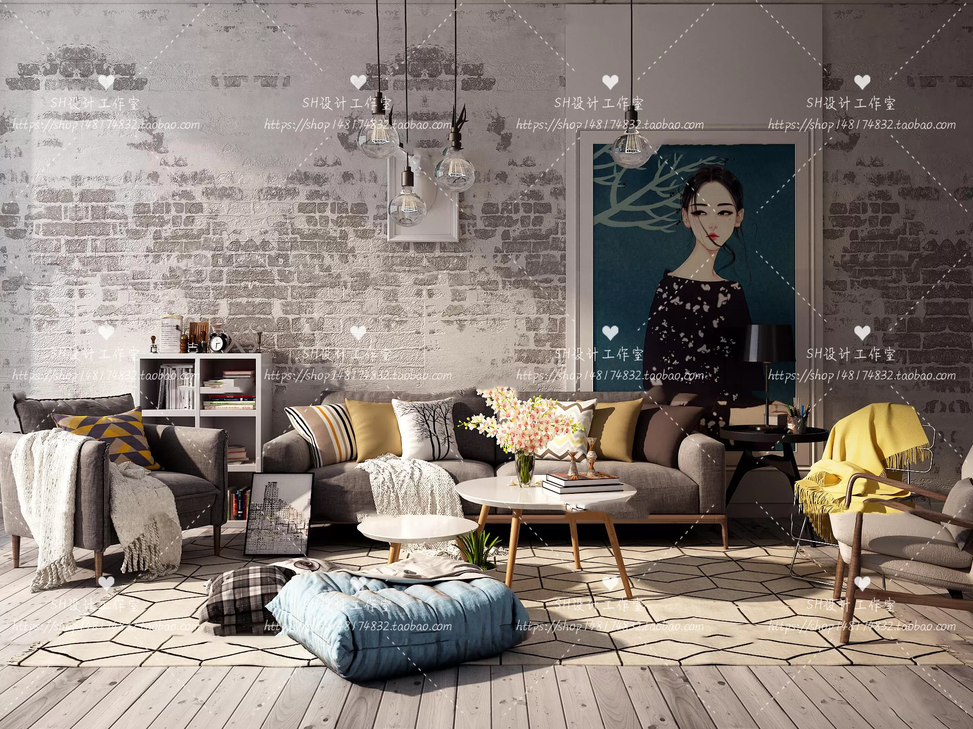 Modern Sofa – 3D Models – 0194