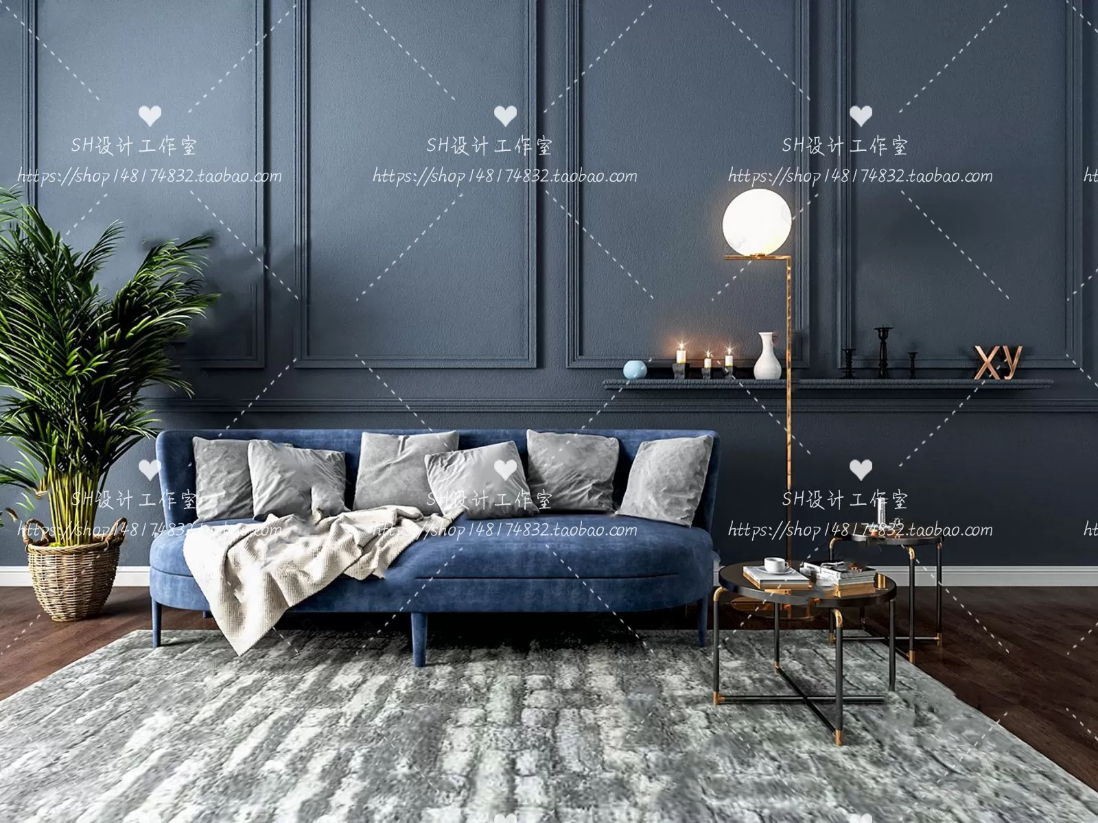 Modern Sofa – 3D Models – 0230