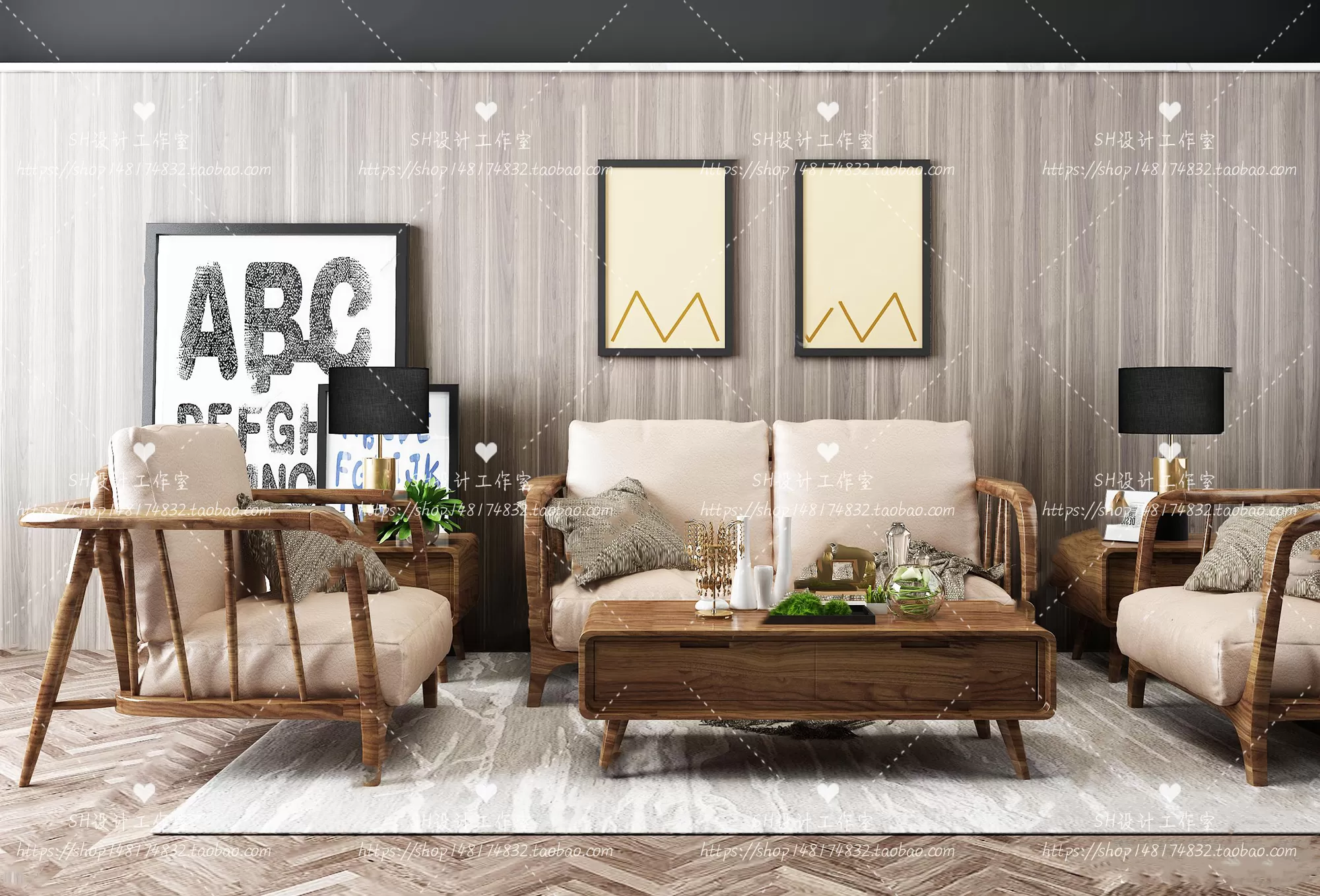 Modern Sofa – 3D Models – 0231